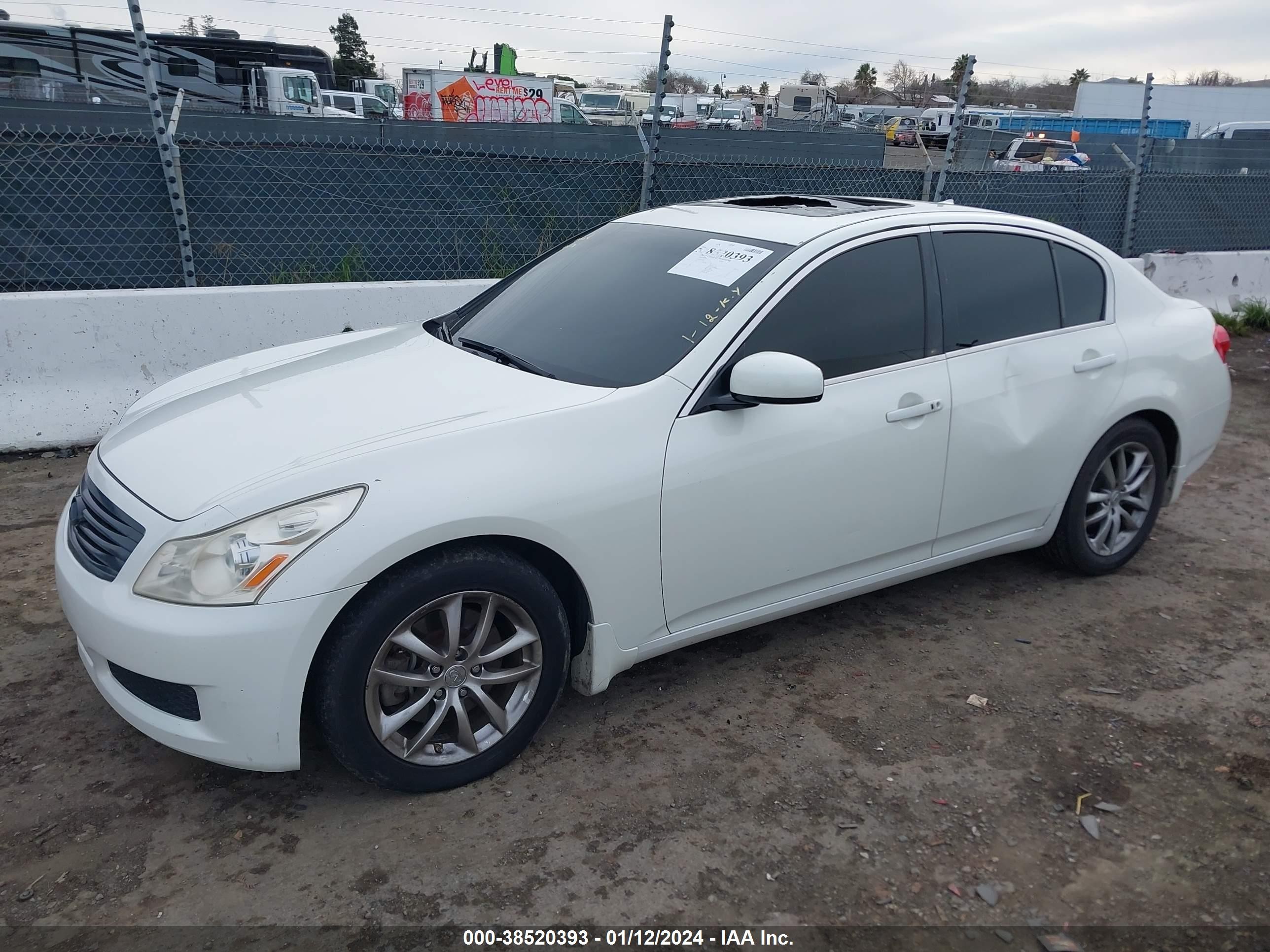 Photo 1 VIN: JNKBV61E38M223207 - INFINITI G 