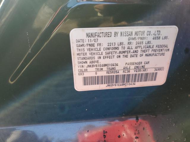 Photo 11 VIN: JNKBV61E48M210434 - INFINITI G35 