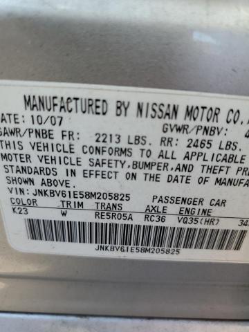 Photo 11 VIN: JNKBV61E58M205825 - INFINITI G35 