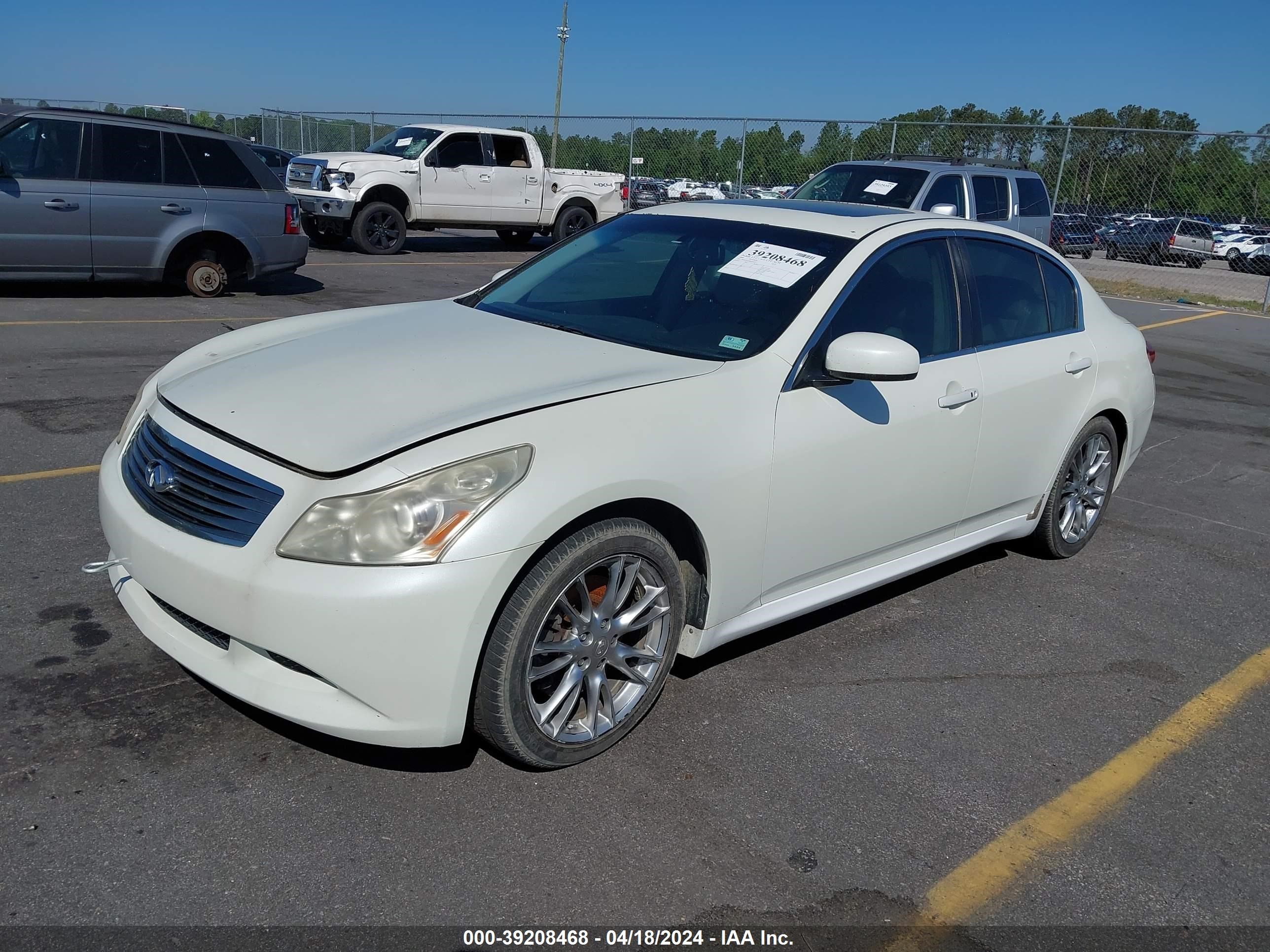 Photo 1 VIN: JNKBV61E78M201419 - INFINITI G 