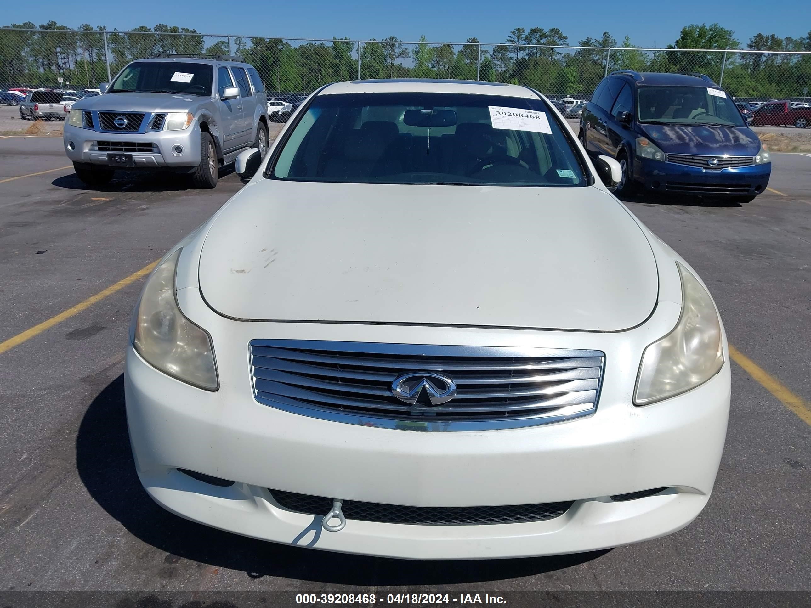 Photo 5 VIN: JNKBV61E78M201419 - INFINITI G 