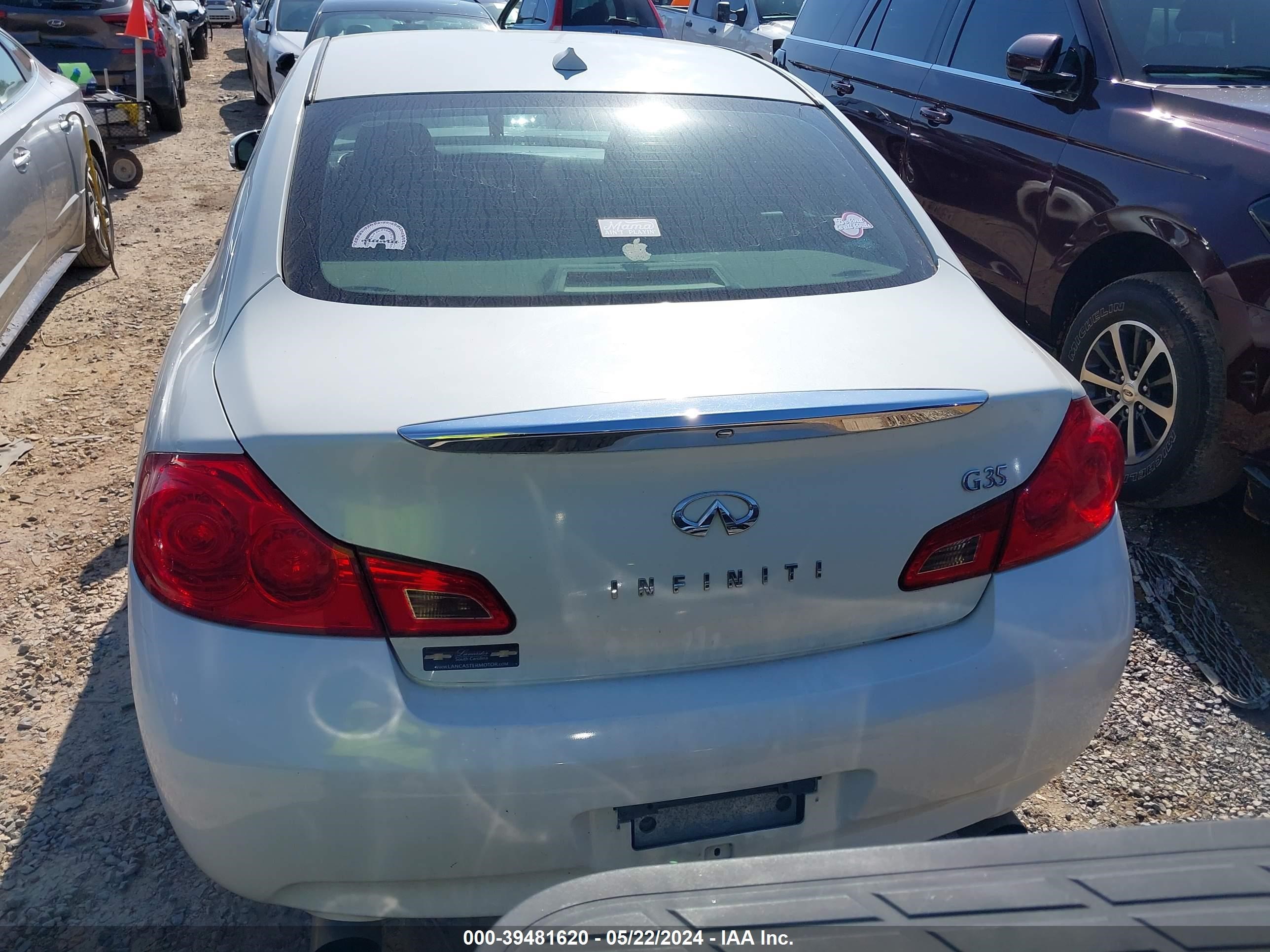 Photo 15 VIN: JNKBV61E78M220407 - INFINITI G 