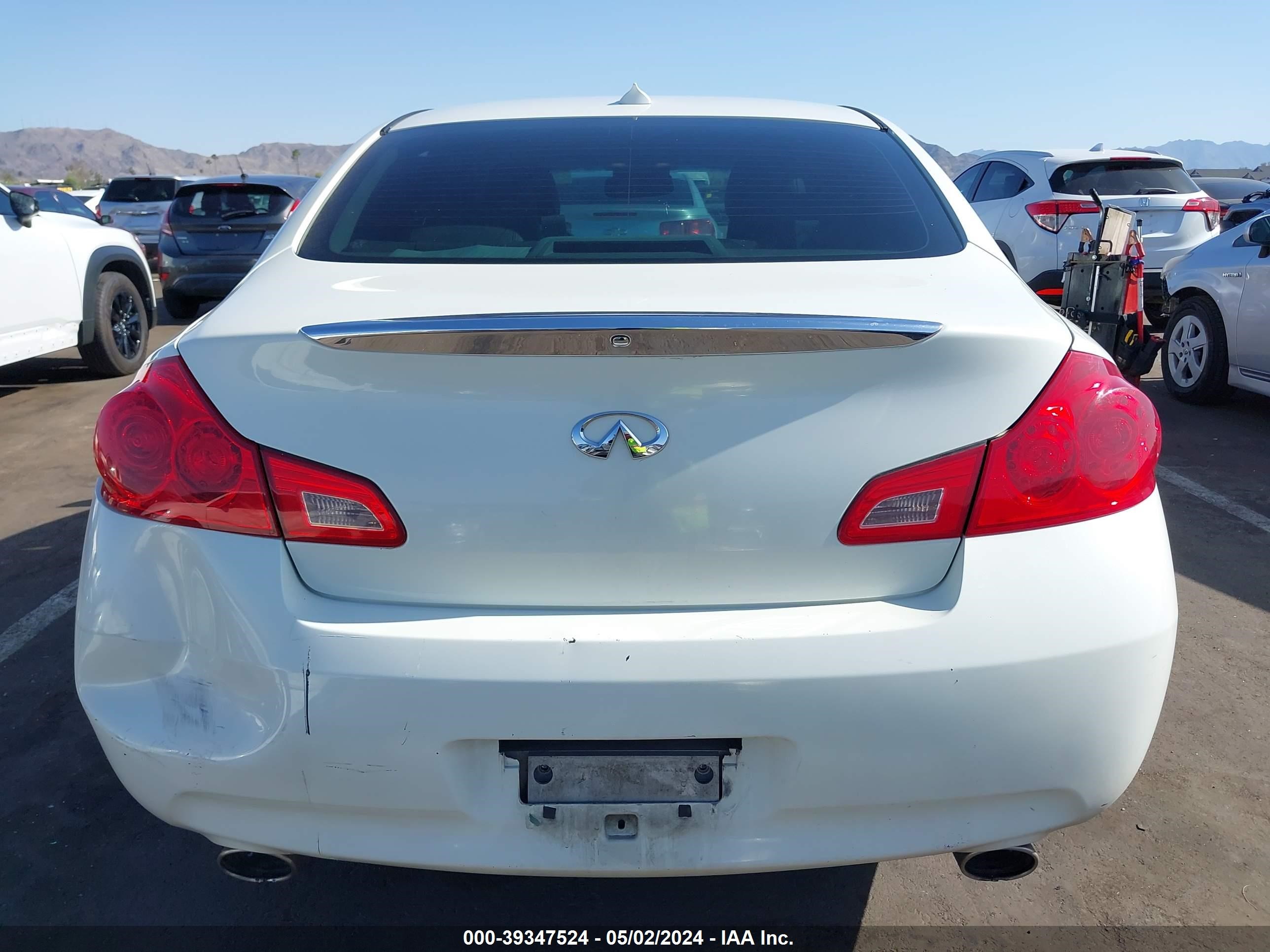 Photo 15 VIN: JNKBV61E78M228653 - INFINITI G 