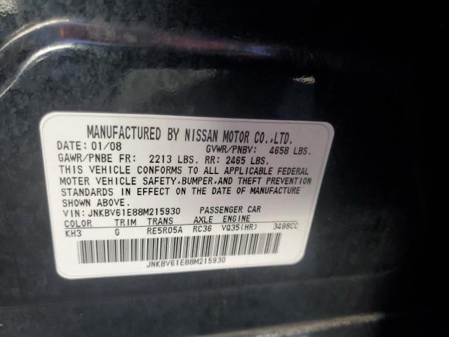 Photo 11 VIN: JNKBV61E88M215930 - INFINITI G35 