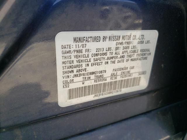 Photo 11 VIN: JNKBV61E98M210879 - INFINITI G35 