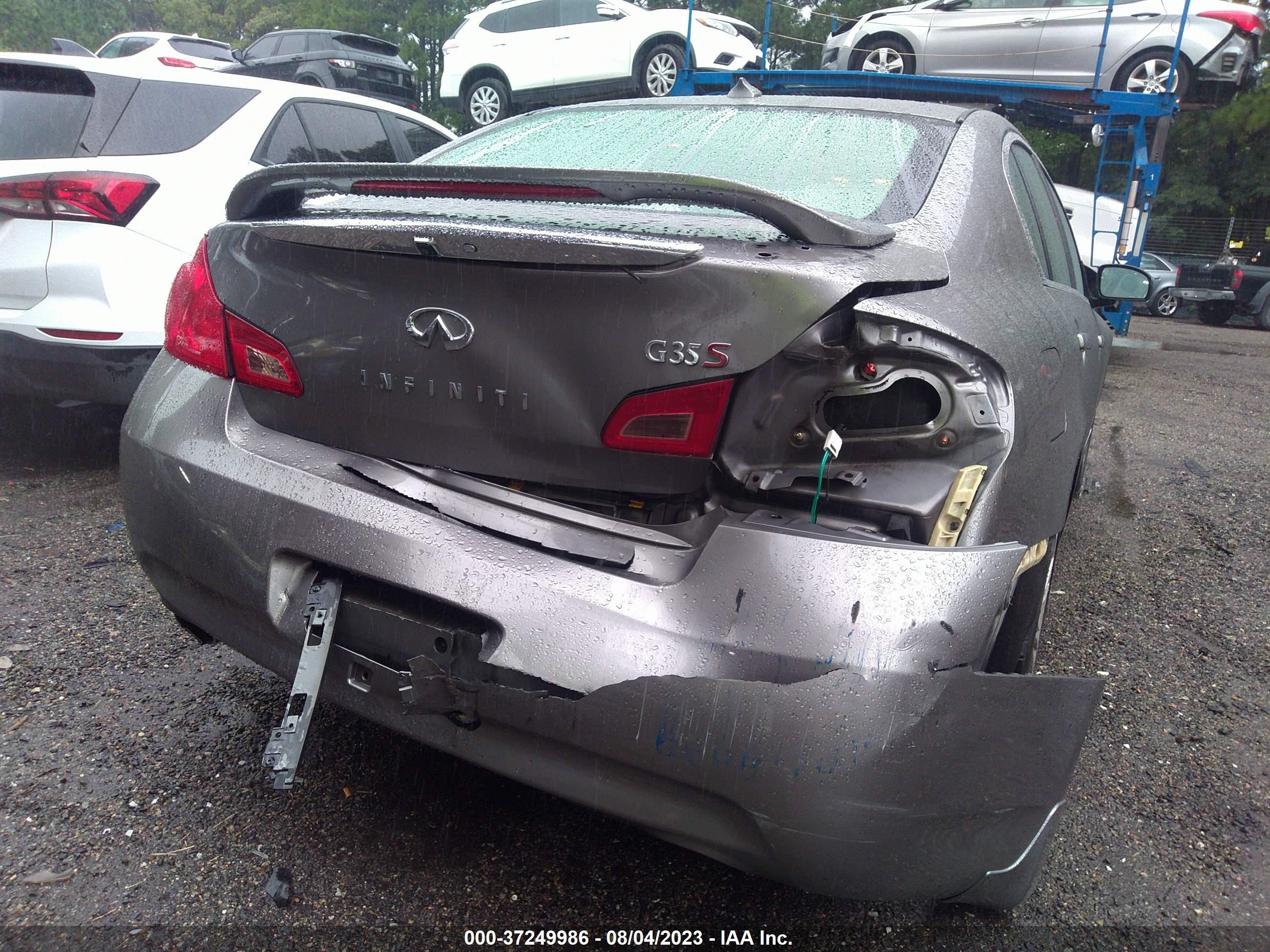 Photo 5 VIN: JNKBV61EX8M224483 - INFINITI G 