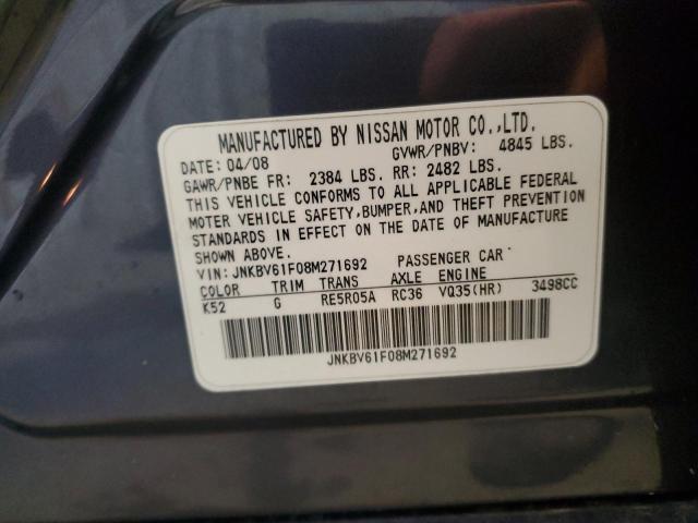 Photo 11 VIN: JNKBV61F08M271692 - INFINITI G35 