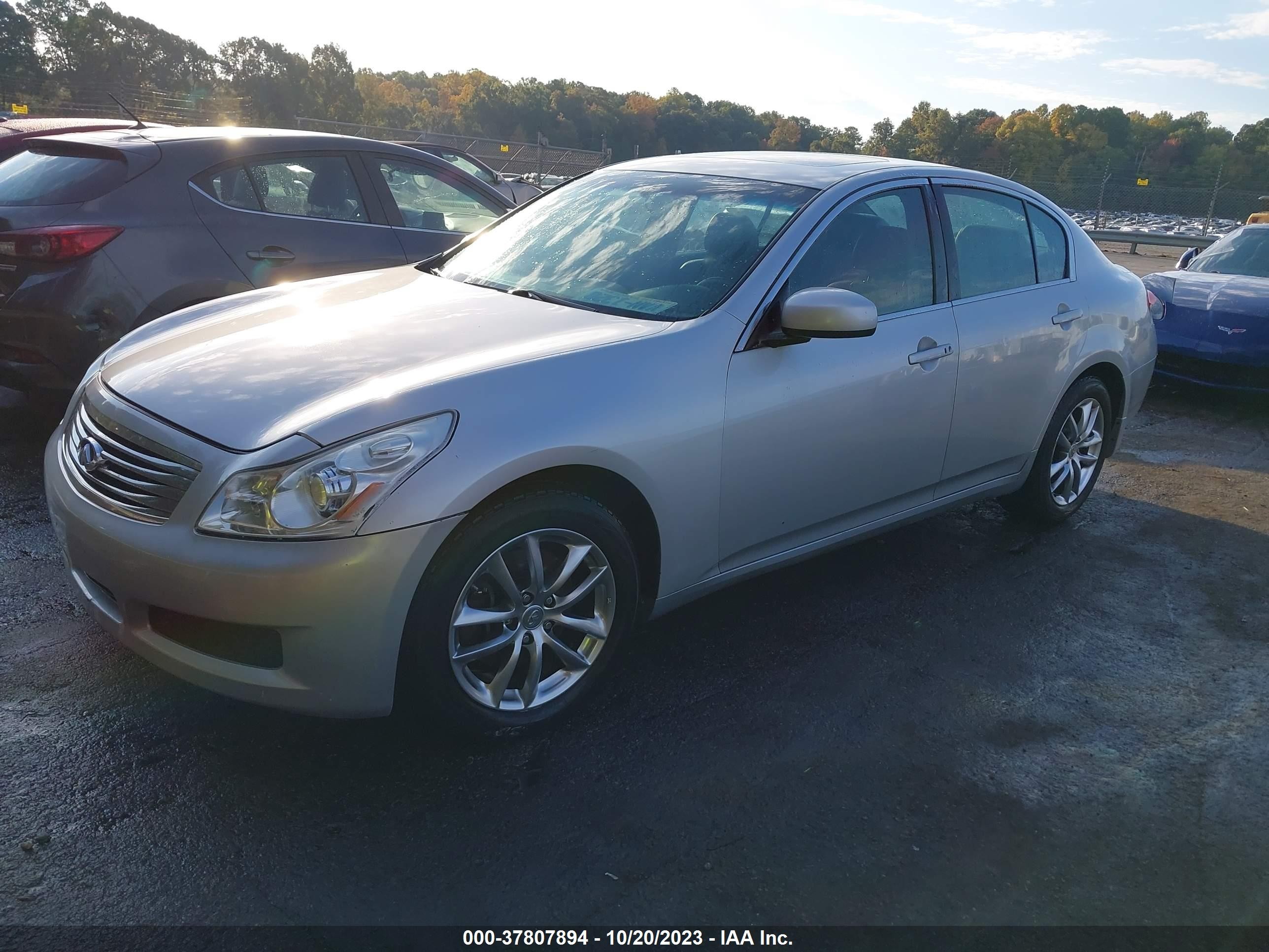 Photo 1 VIN: JNKBV61F78M260401 - INFINITI G 