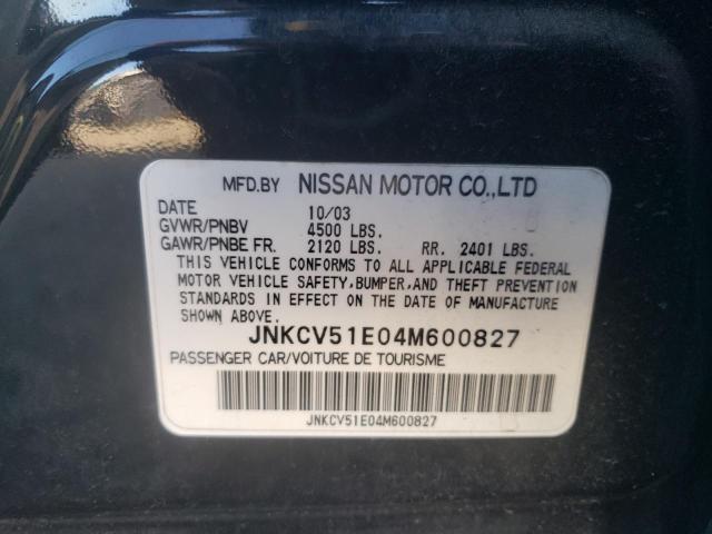 Photo 11 VIN: JNKCV51E04M600827 - INFINITI G35 