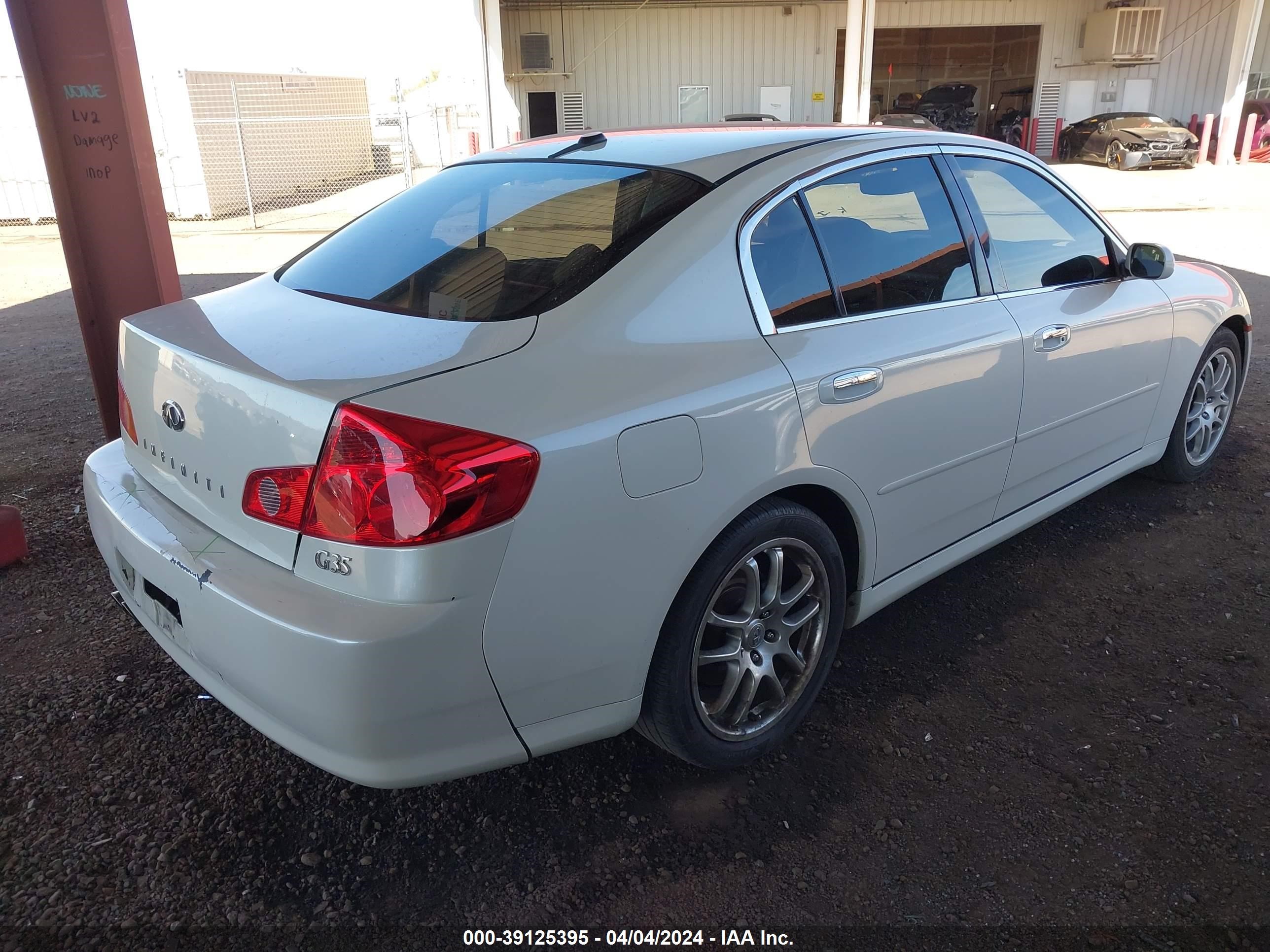 Photo 3 VIN: JNKCV51E05M218590 - INFINITI G 