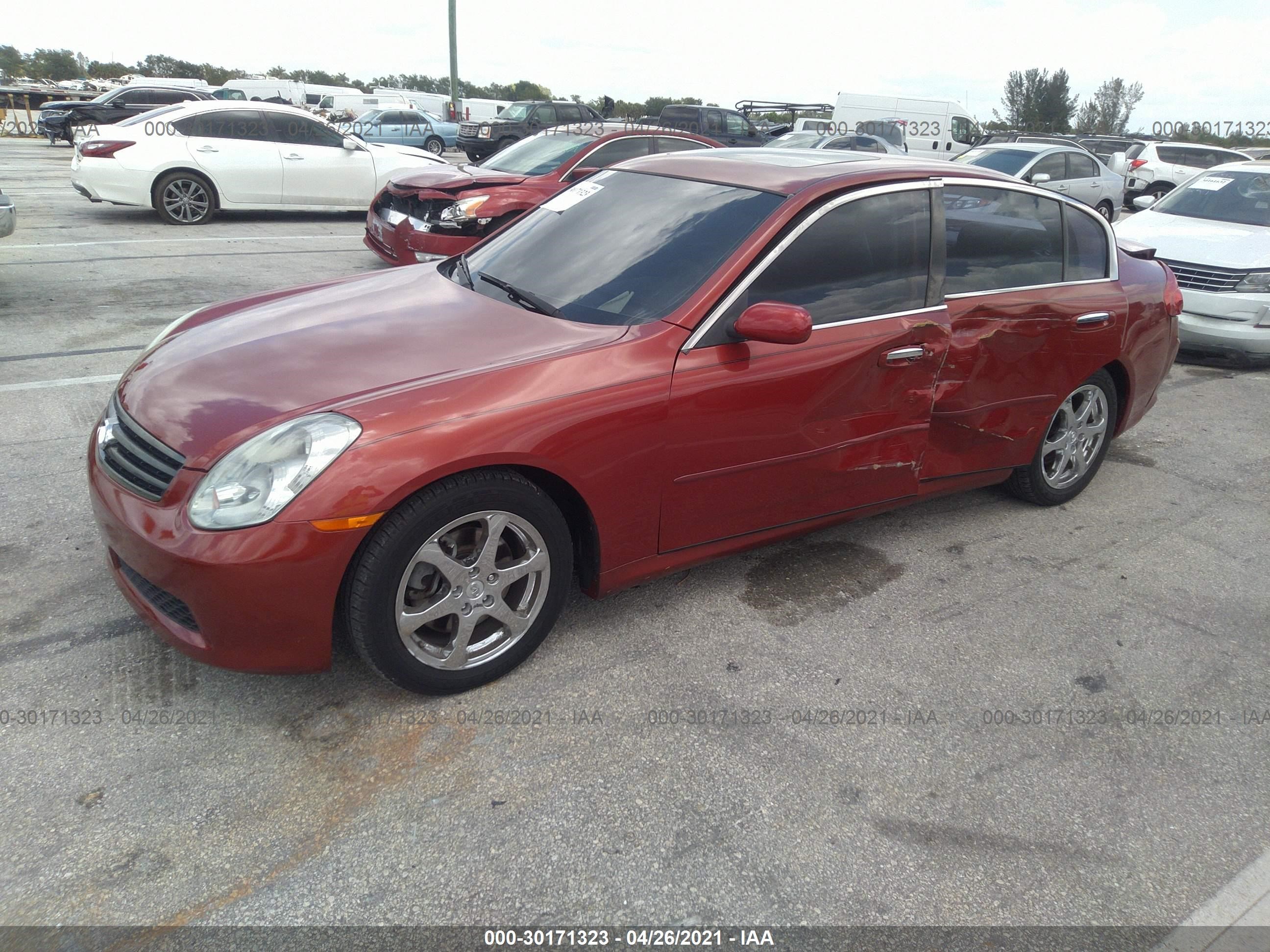 Photo 1 VIN: JNKCV51E25M200463 - INFINITI G 