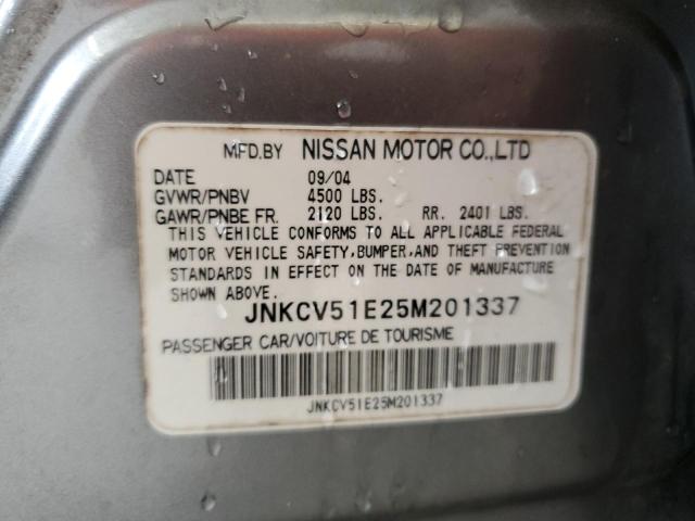 Photo 12 VIN: JNKCV51E25M201337 - INFINITI G35 