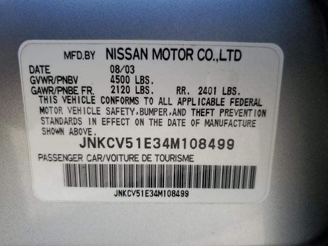 Photo 11 VIN: JNKCV51E34M108499 - INFINITI G35 