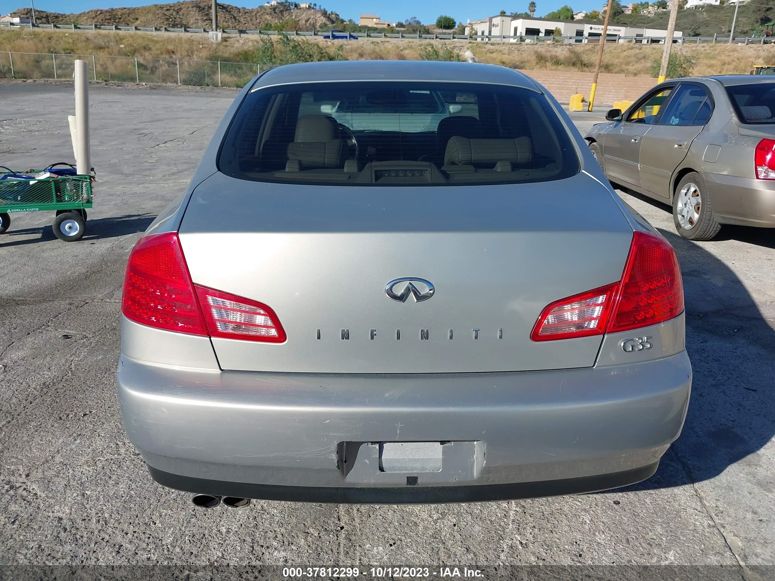 Photo 15 VIN: JNKCV51E34M602961 - INFINITI G 