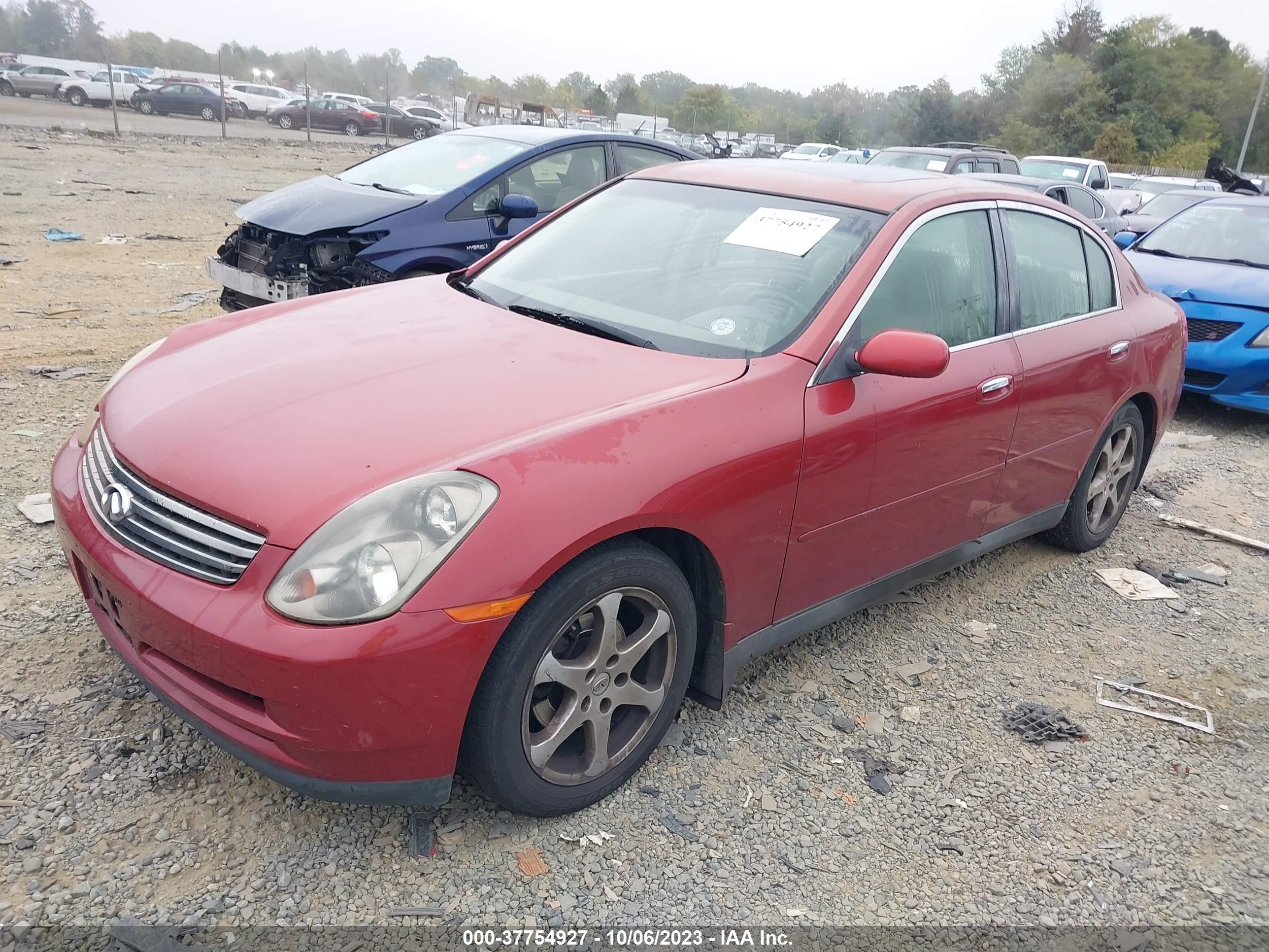 Photo 1 VIN: JNKCV51E54M620345 - INFINITI G 