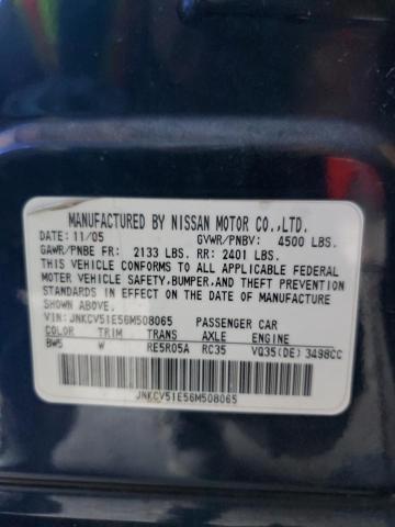 Photo 11 VIN: JNKCV51E56M508065 - INFINITI G35 