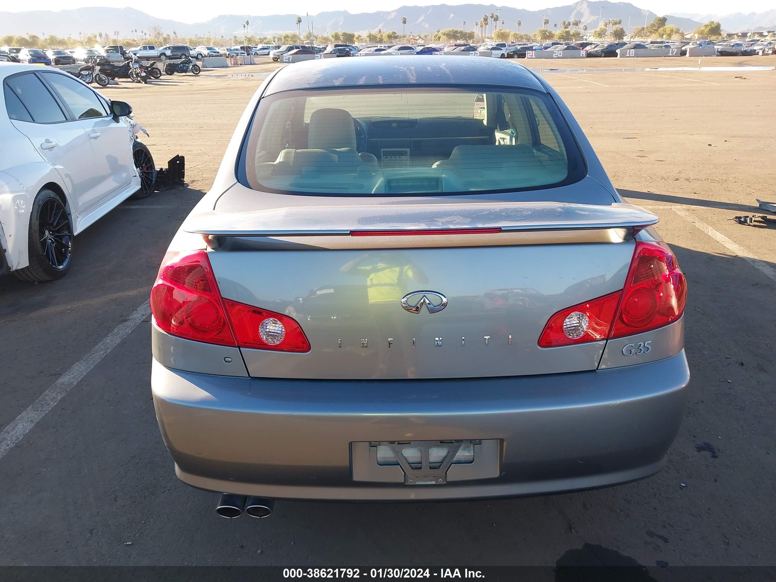 Photo 16 VIN: JNKCV51E56M516893 - INFINITI G 