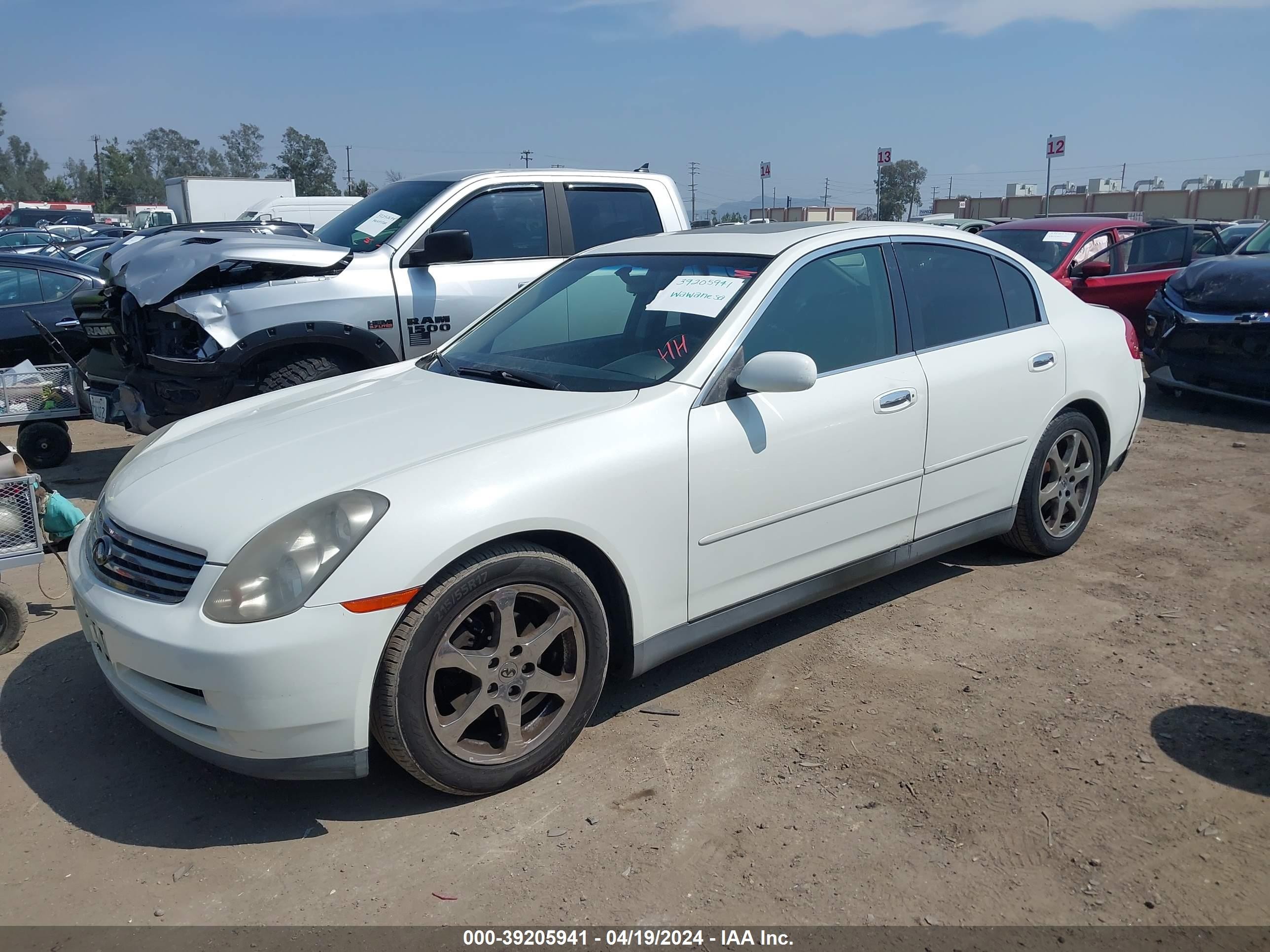 Photo 1 VIN: JNKCV51E73M003379 - INFINITI G 