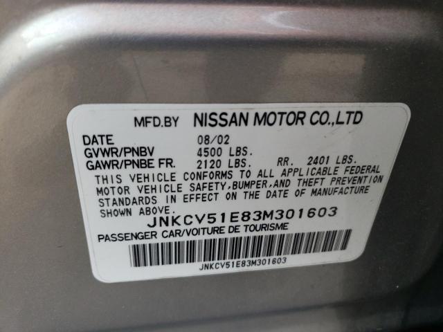 Photo 11 VIN: JNKCV51E83M301603 - INFINITI G35 