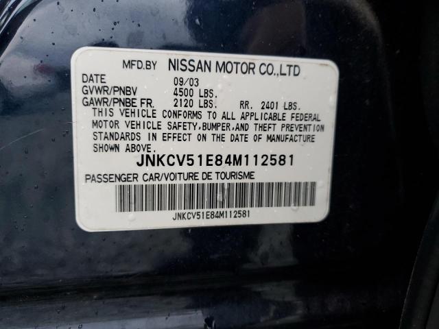 Photo 11 VIN: JNKCV51E84M112581 - INFINITI G35 