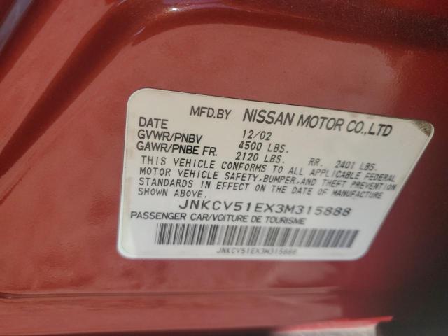 Photo 11 VIN: JNKCV51EX3M315888 - INFINITI G35 