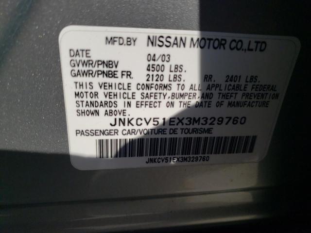 Photo 11 VIN: JNKCV51EX3M329760 - INFINITI G35 