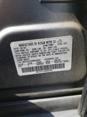 Photo 11 VIN: JNKCV51F46M600809 - INFINITI G35 