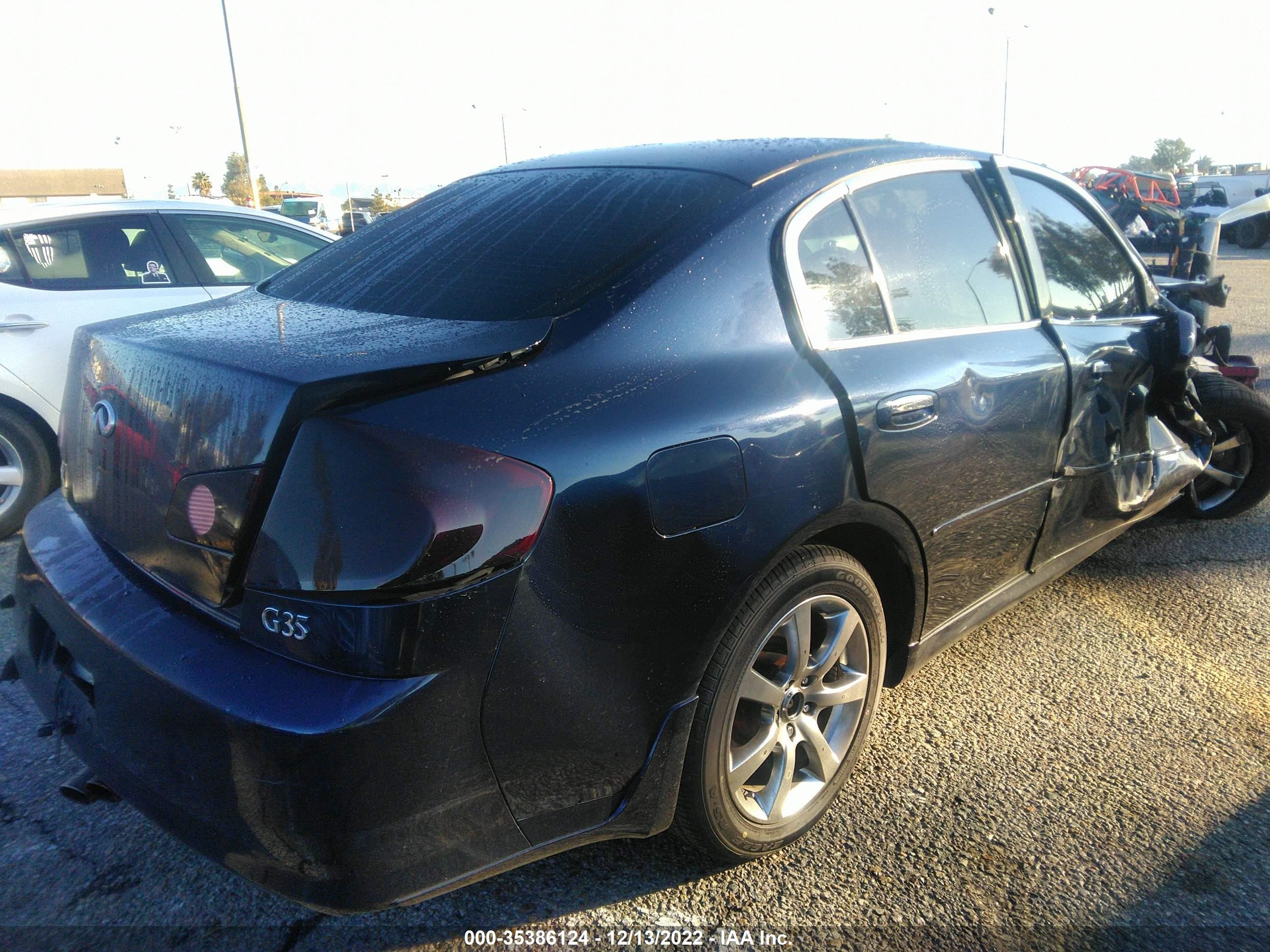 Photo 3 VIN: JNKCV51F86M603423 - INFINITI G 