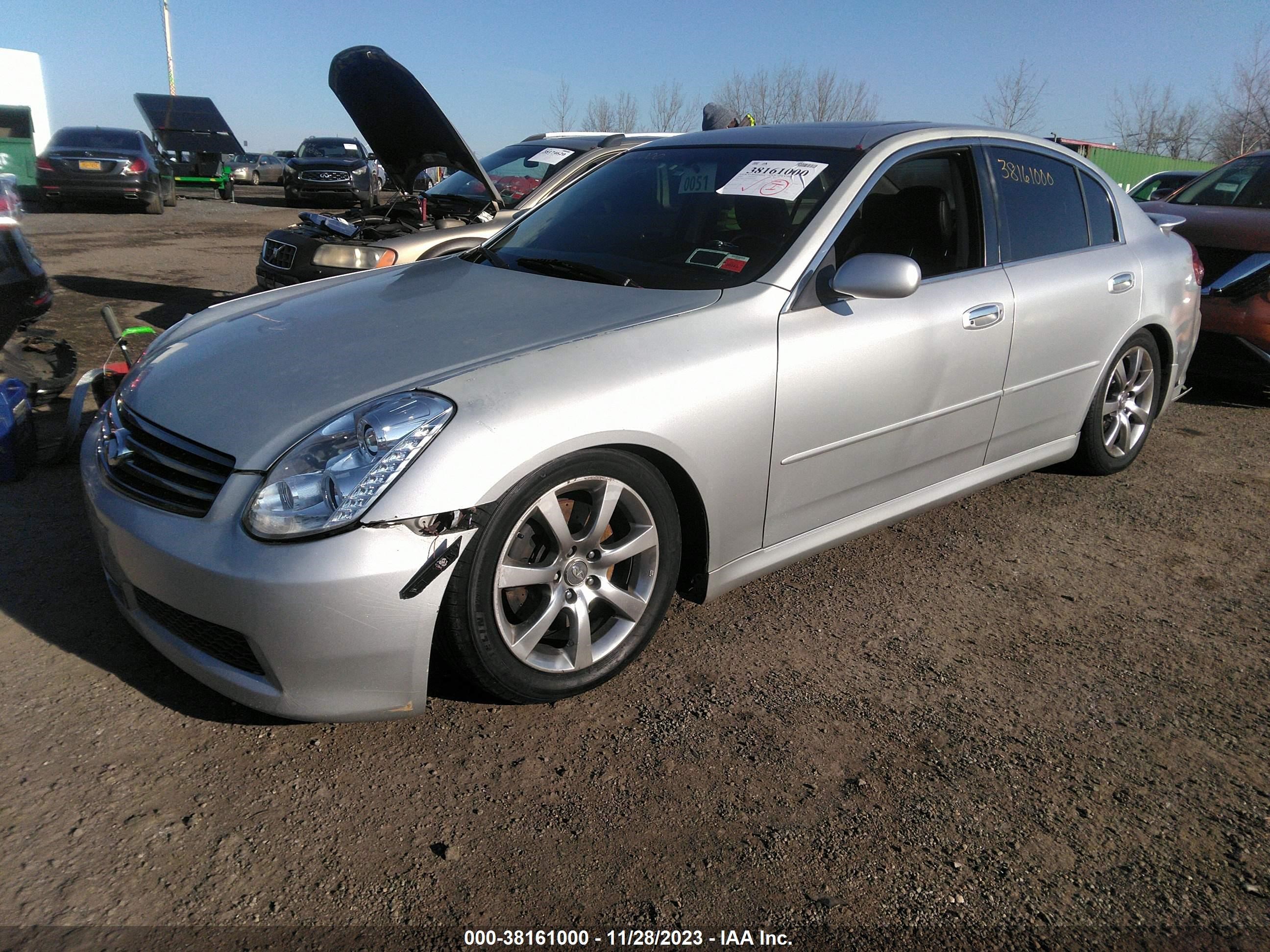 Photo 1 VIN: JNKCV51FX6M601060 - INFINITI G 