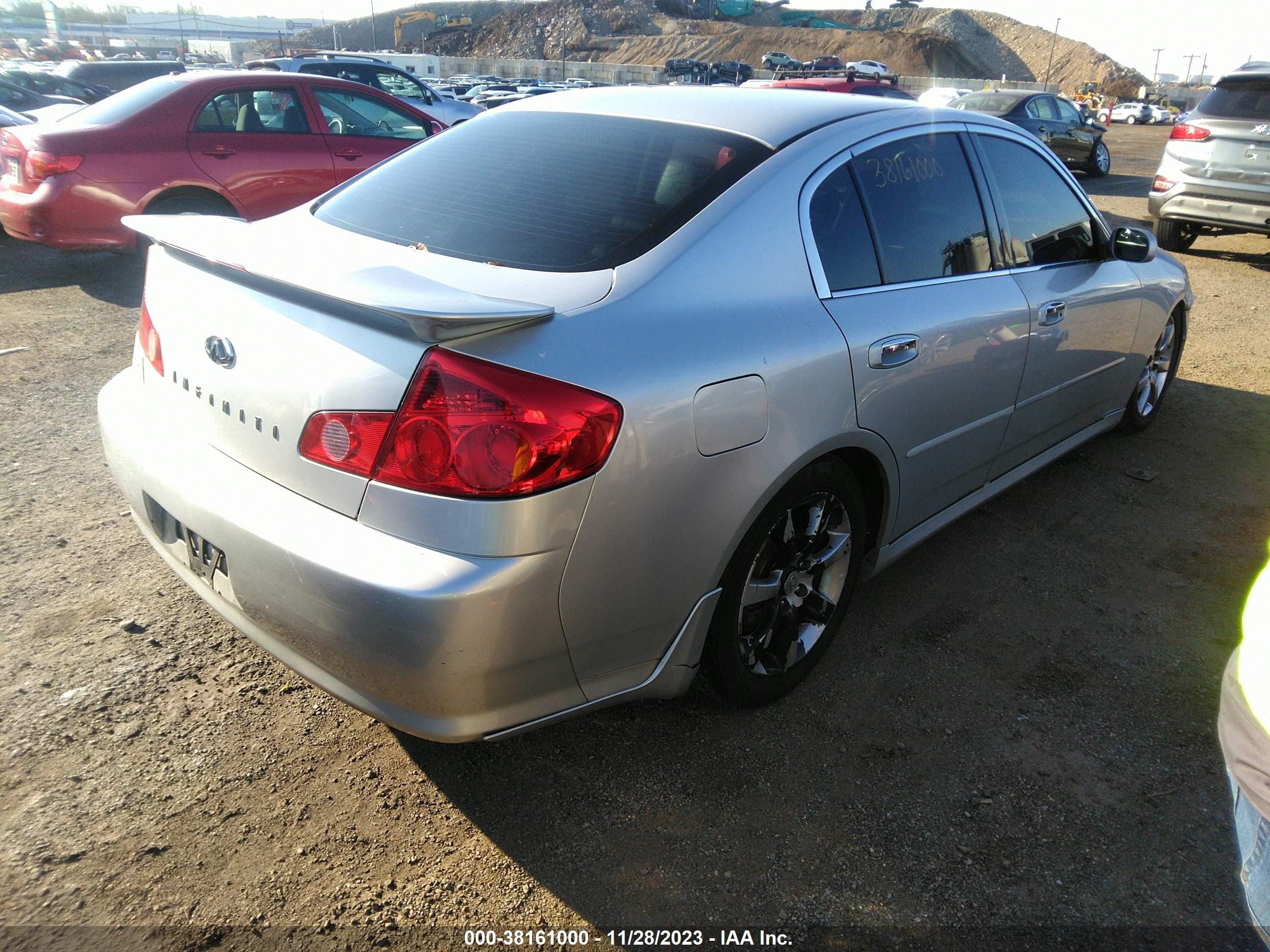 Photo 3 VIN: JNKCV51FX6M601060 - INFINITI G 