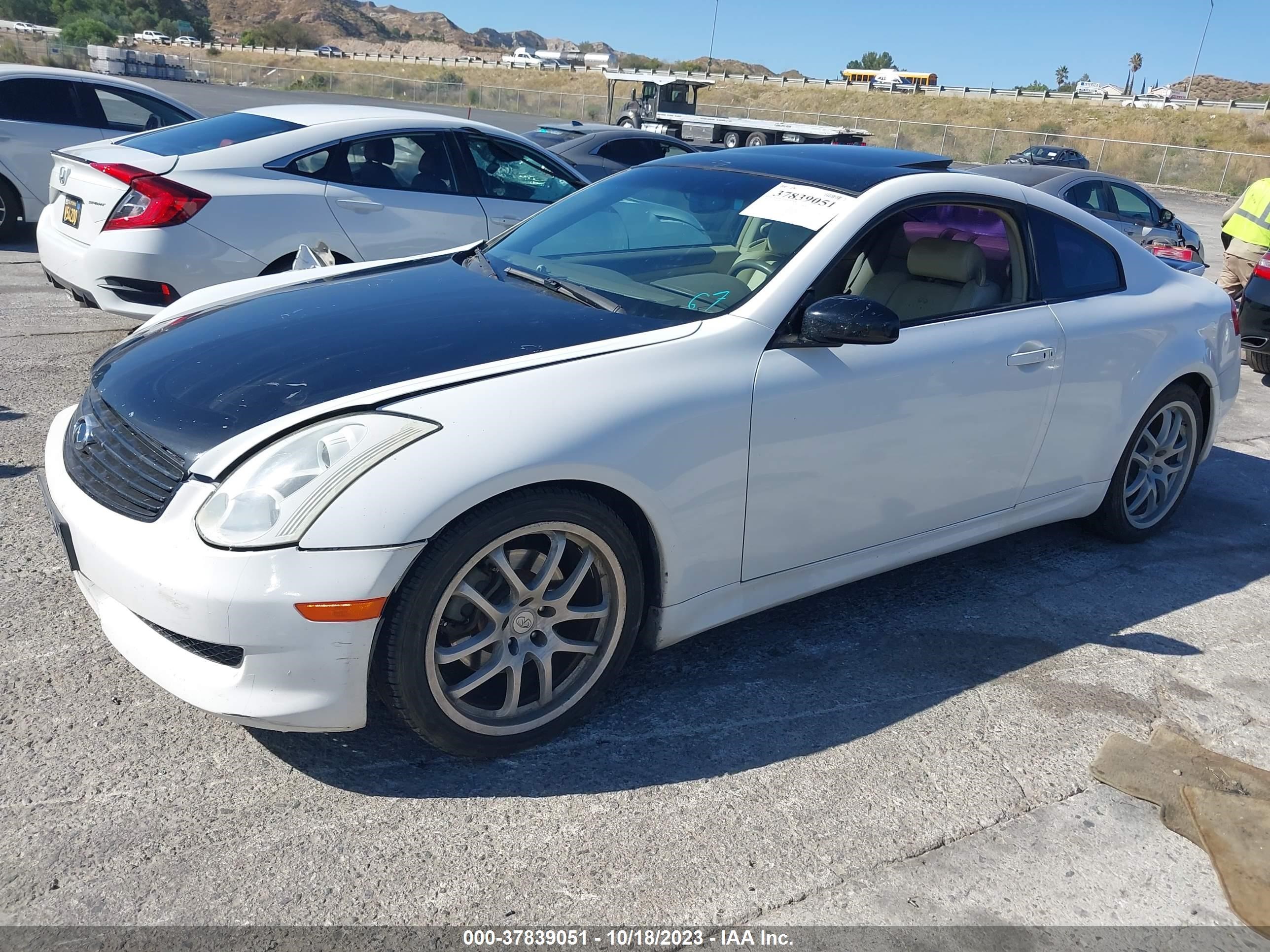 Photo 1 VIN: JNKCV54E26M709448 - INFINITI G 