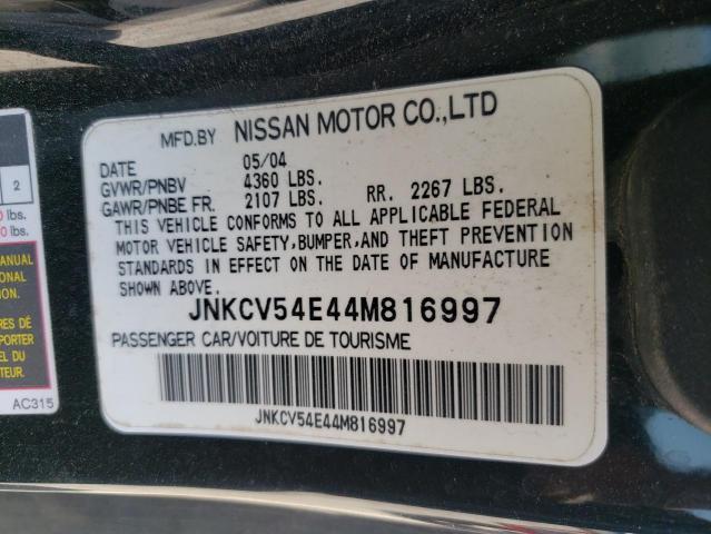 Photo 9 VIN: JNKCV54E44M816997 - INFINITI G35 