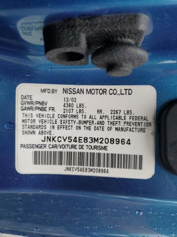 Photo 12 VIN: JNKCV54E83M208964 - INFINITI G35 