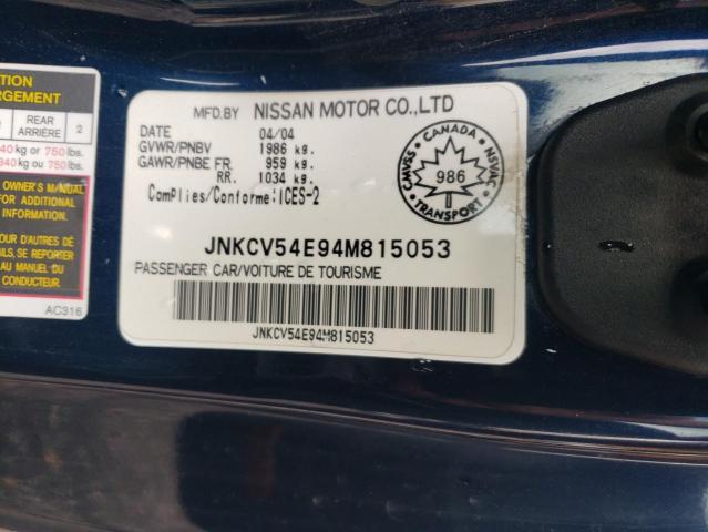 Photo 12 VIN: JNKCV54E94M815053 - INFINITI G35 