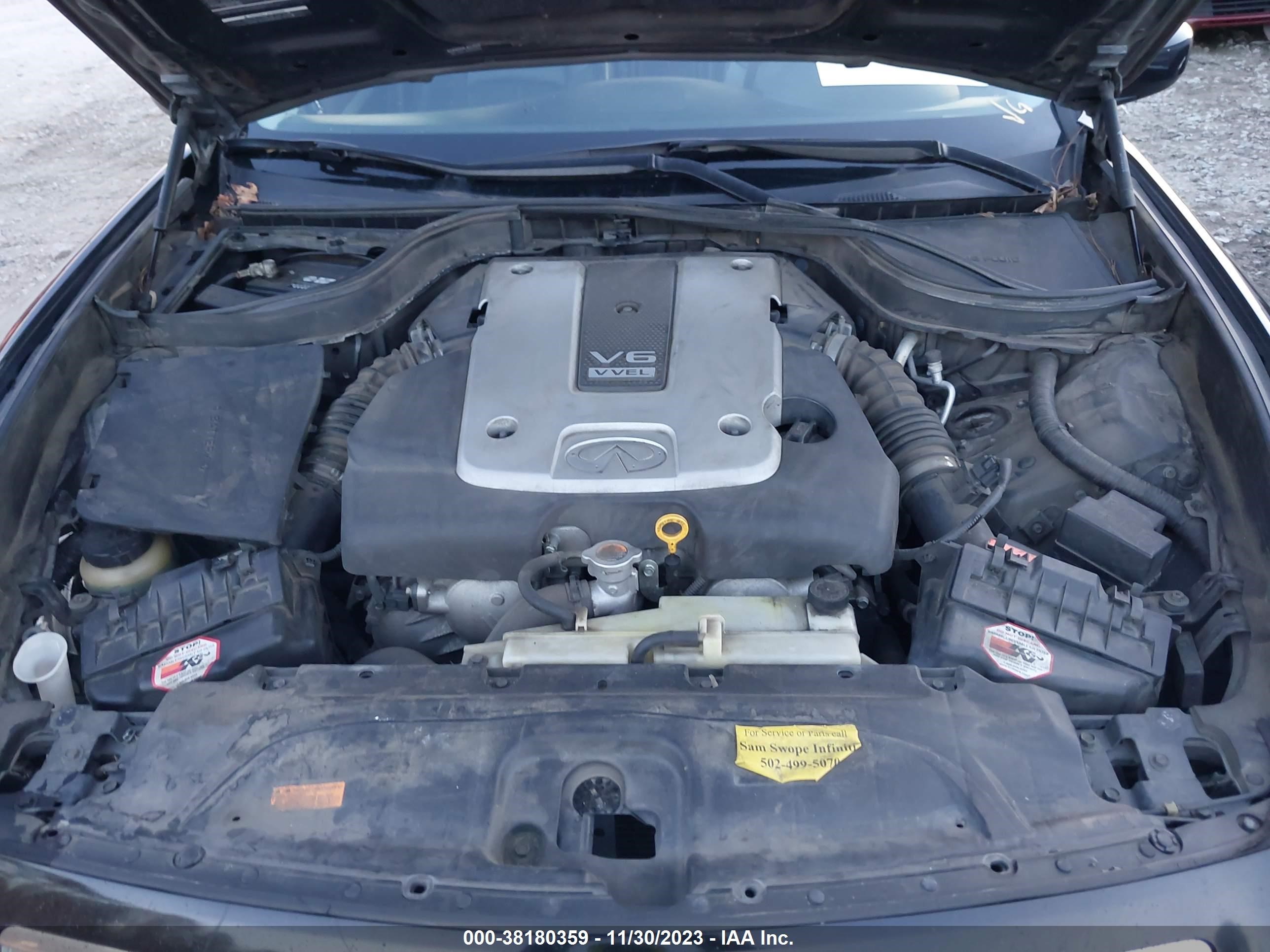 Photo 9 VIN: JNKCV61E39M012160 - INFINITI G 