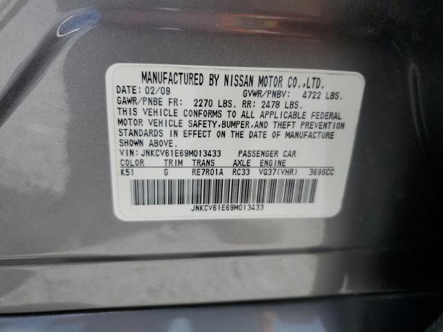 Photo 11 VIN: JNKCV61E69M013433 - INFINITI G37 BASE 