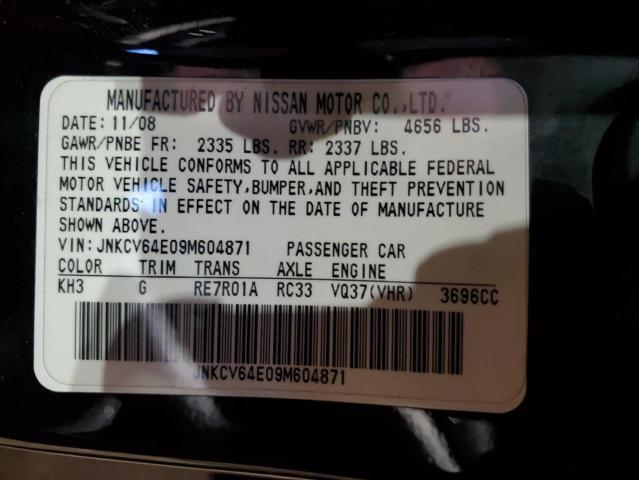 Photo 11 VIN: JNKCV64E09M604871 - INFINITI G37 