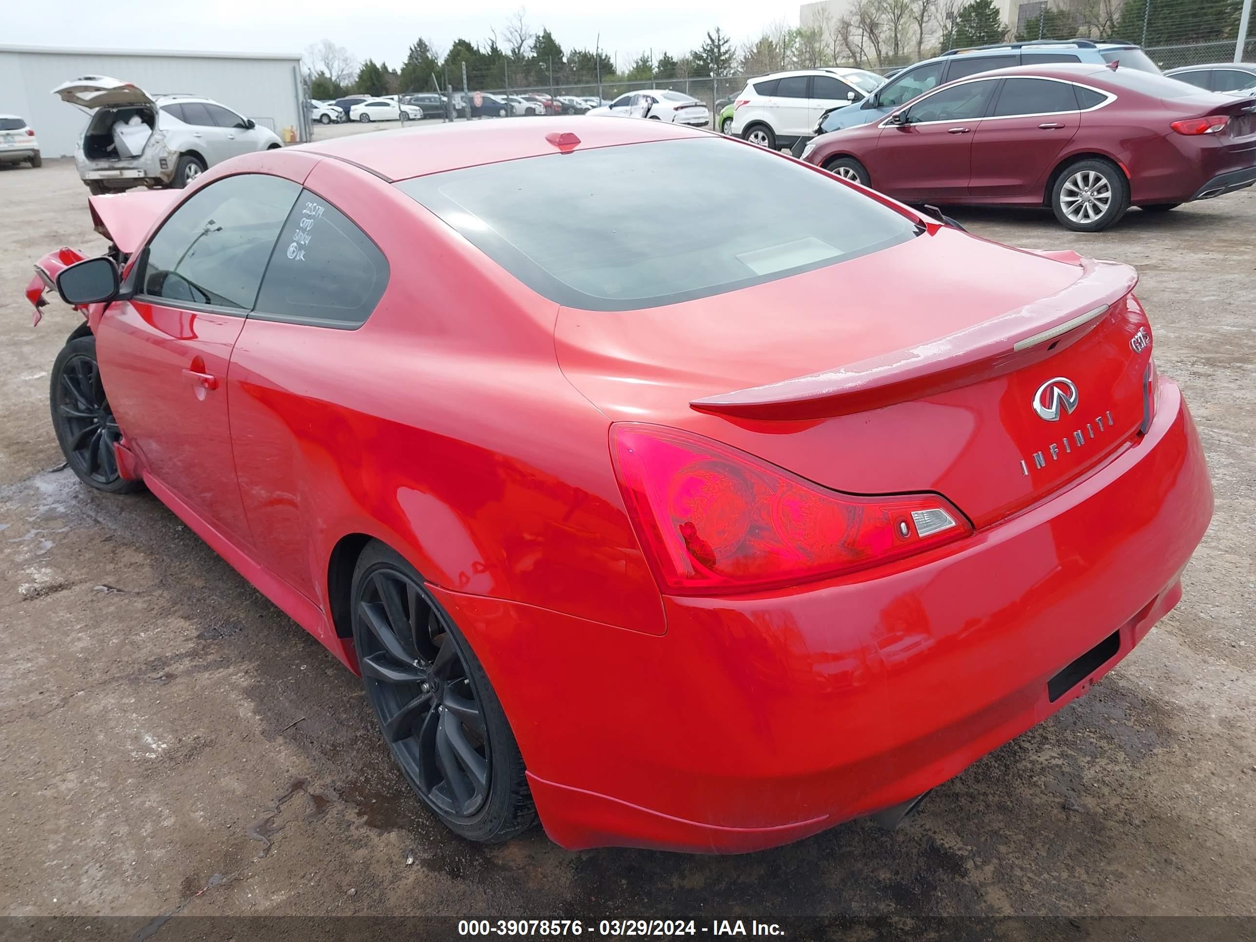 Photo 2 VIN: JNKCV64E99M602326 - INFINITI G 