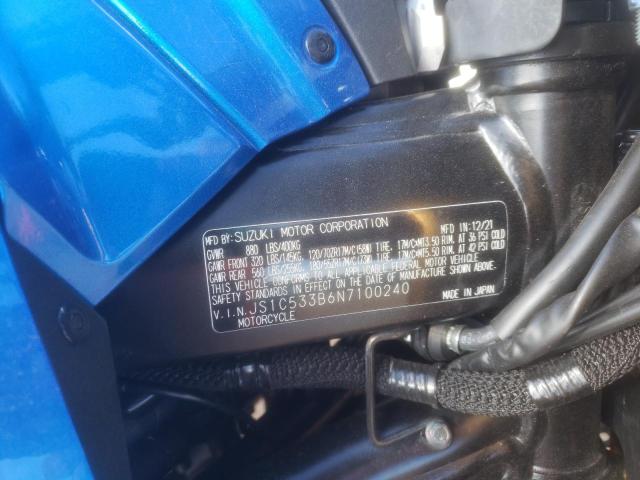 Photo 9 VIN: JS1C533B6N7100240 - SUZUKI GSX-S750 M 