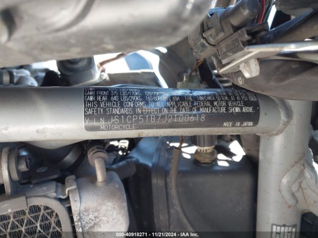 Photo 9 VIN: JS1CP51B7J2100618 - SUZUKI BURGMAN 650(AN650ZL8) 