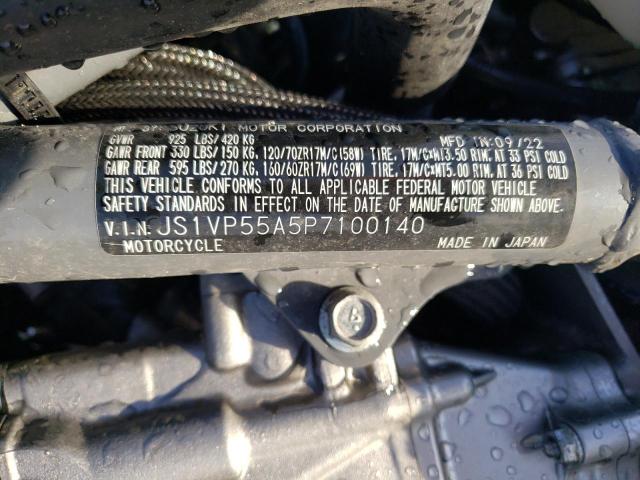 Photo 8 VIN: JS1VP55A5P7100140 - SUZUKI SV650 