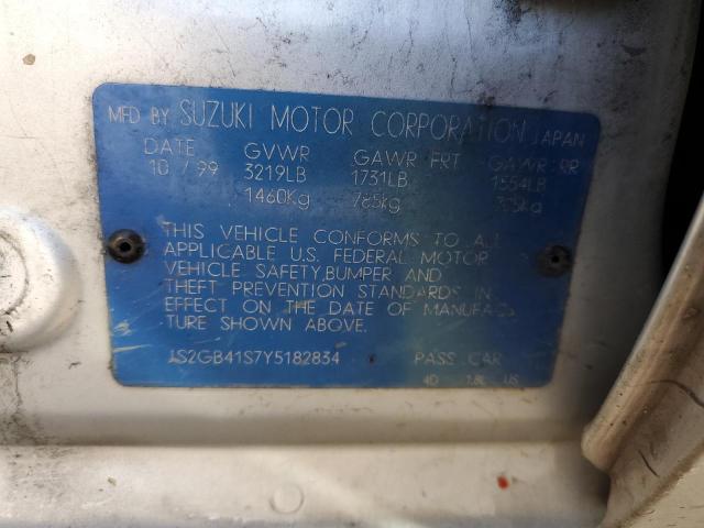 Photo 11 VIN: JS2GB41S7Y5182834 - SUZUKI ESTEEM GL 