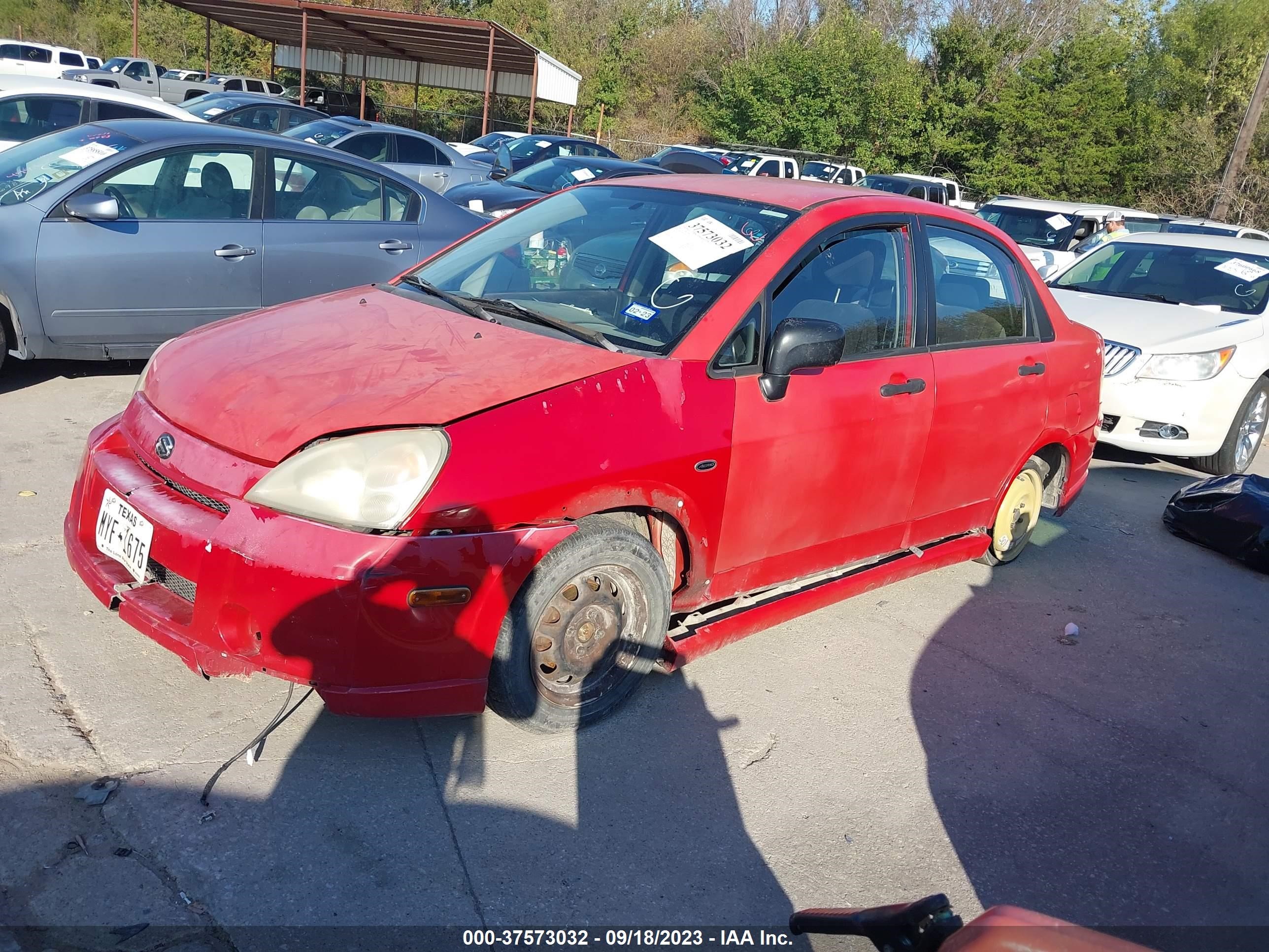 Photo 1 VIN: JS2RA41S635158397 - SUZUKI AERIO 