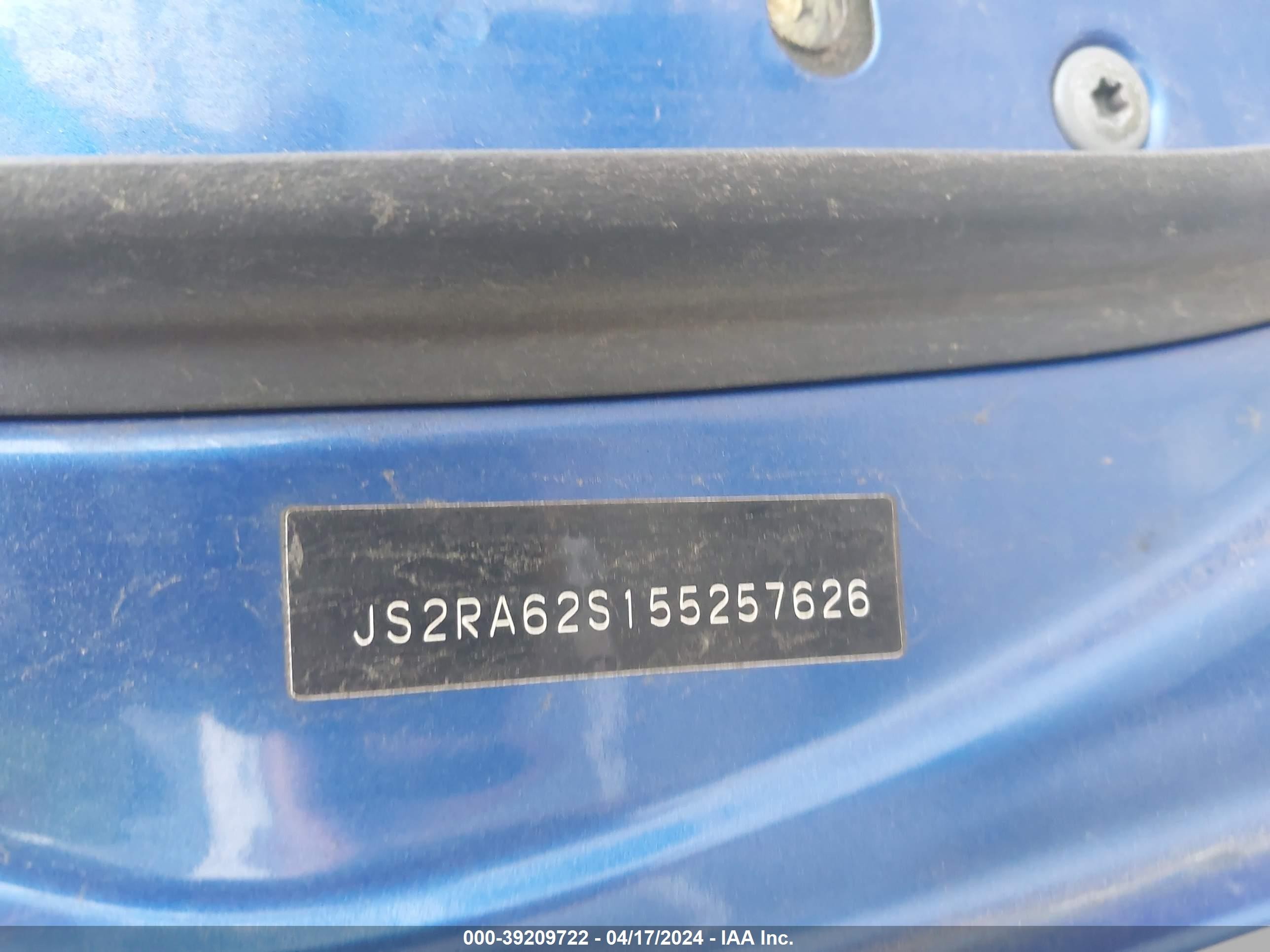 Photo 8 VIN: JS2RA62S155257626 - SUZUKI AERIO 