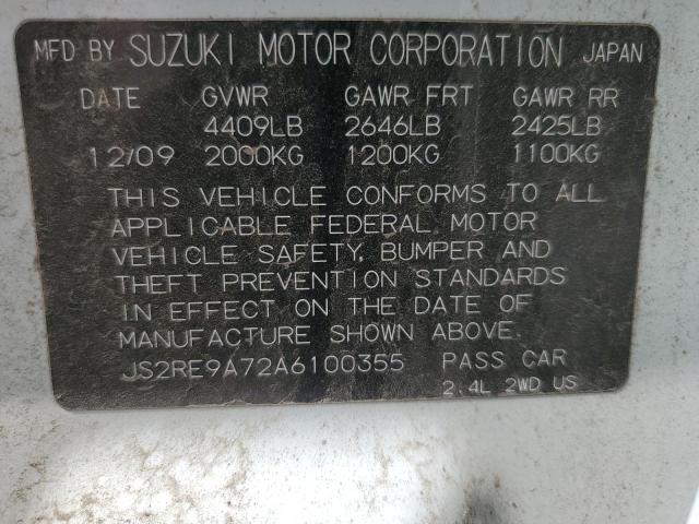 Photo 11 VIN: JS2RE9A72A6100355 - SUZUKI KIZASHI 