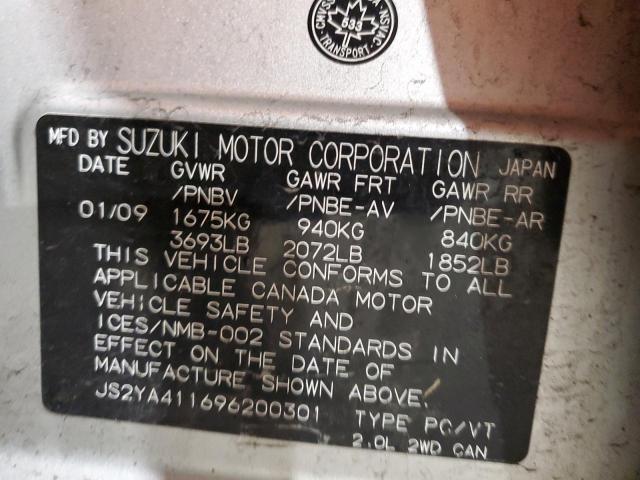 Photo 12 VIN: JS2YA411696200301 - SUZUKI SX4 