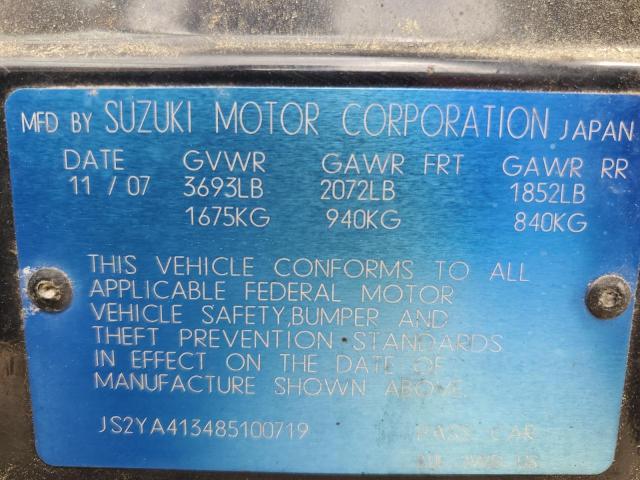 Photo 11 VIN: JS2YA413485100719 - SUZUKI SX4 