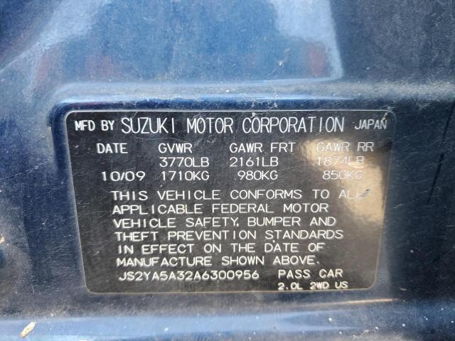 Photo 12 VIN: JS2YA5A32A6300956 - SUZUKI SX4 