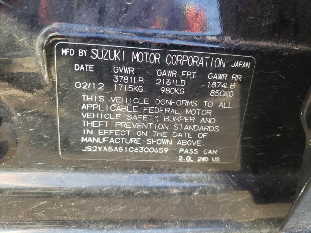 Photo 9 VIN: JS2YA5A51C6300659 - SUZUKI SX4 AWD 