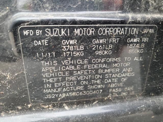 Photo 11 VIN: JS2YA5A57C6300407 - SUZUKI SX4 